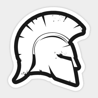 Spartan Greek Helmet Sticker